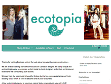 Tablet Screenshot of ecotopianaturals.com